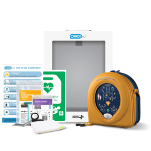 HeartSine 350P Semi-Automatic Defibrillator & Adult Pad Pack - Silver Internal Bundle Package